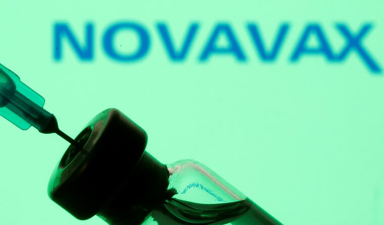 Novavax sign.