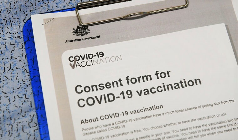 Vaccine consent form