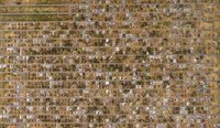 An aerial view of fresh graves at the Yastrebkovskoe cemetery outside Moscow, which serves as one of the burial grounds for people who have died of COVID-19. (Image: AAP)