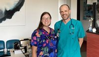 Courtney-Anne Blackhall and David Glendinning.