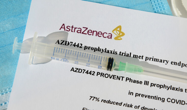 Letter announcing phase 3 trial results of AZD7442