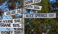 Rural road signs