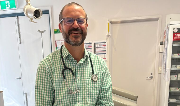 Birregurra GP Dr Jared Kilday.