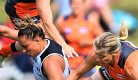 AFLW player Jacinda Barclay (top), who died last year at the age of 29, donated her brain for research after her death. (Image: AAP)