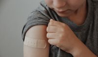 Child being vaccinated