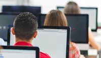 Students sitting an exam
