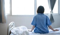 Adolescent with mental health concerns in hospital