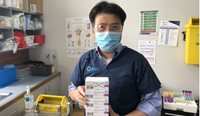 Dr Bernard Shiu has hundreds of AstraZeneca doses that are due to expire. (Image: Supplied)