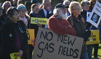 A group of doctors has arrived in Canberra to rally outside Parliament House, calling for changes to the Northern Territory’s gas projects. (Image: AAP Photos)