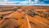 Aerial view of Australian desert.