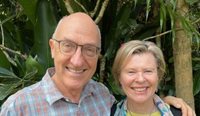 Dr Tim Linton and Dr Jill Benson together at a concert in Cairns.