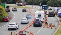 Busy border crossing
