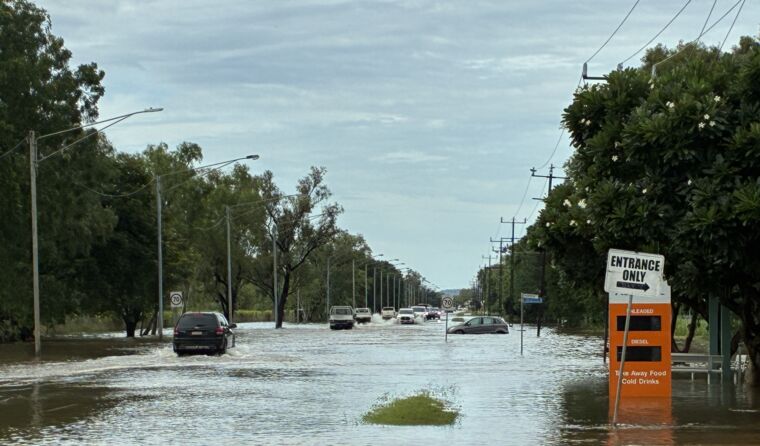 Katherine in the NT in the floods