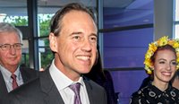 Federal Health Minister Greg Hunt at the official launch of the endometriosis action plan. (Image: Brendan Esposito)