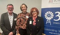 RACGP SA&NT Chair Dr Danny Byrne, NT Faculty Manager Judith Oliver, and RACGP President Adjunct Professor Karen Price. (Image: Morgan Liotta)