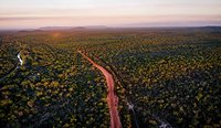 Rural road in australia