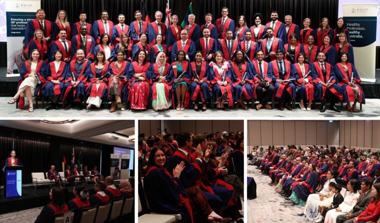 New Fellows in group photo at the ceremony
