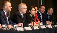 Leaders said they discussed issues to ‘improve the lives and ensure the safety of all Australians’. (Image: Kelly Barnes)