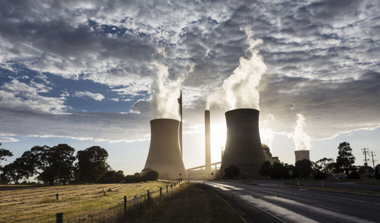 Image of a smoke stack and pollution