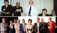 Then and now: RACGP Rural representatives in 1992 (above), and in 2022.