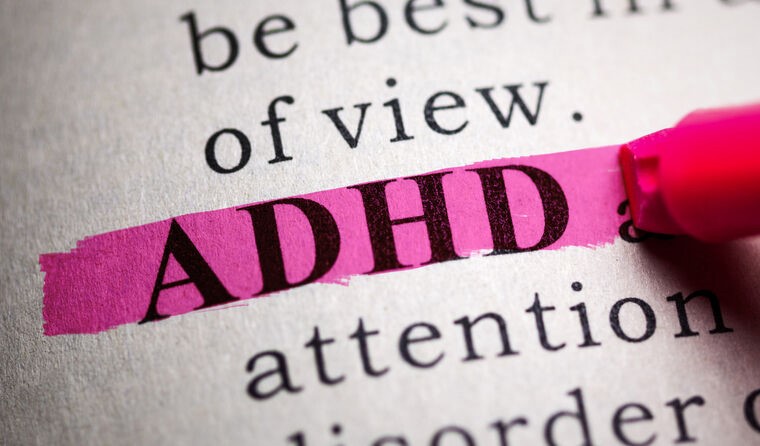 Texta highlighting the word ADHD