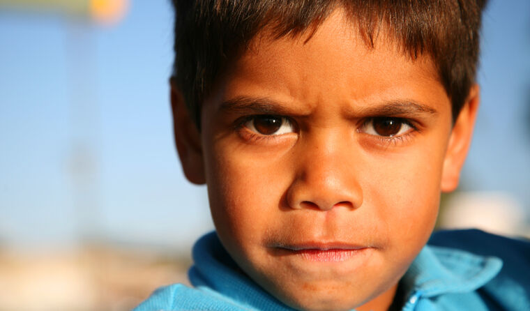 Young Aboriginal boy.