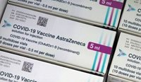 Box full of AstraZeneca vaccine doses