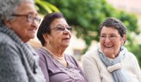 Happy older women