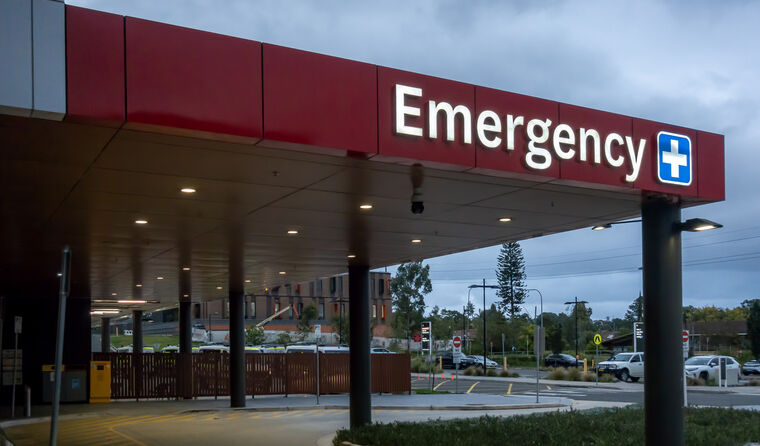 An emergency sign