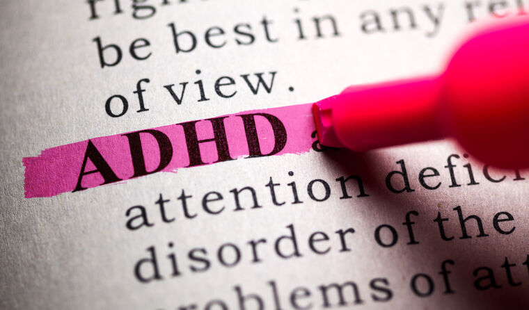 Highlighting written ADHD definition