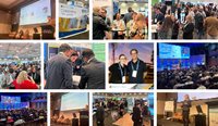 Collage of images from conference