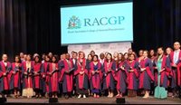 New Fellows with Clinical Professor Karen Price at the RACGP Queensland ceremony, held at the Mackay Exhibition and Convention Centre. 