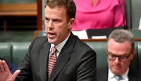 Federal Minister for Social Services Dan Tehan has urged parliament to pass the legislation and ‘help the people of Hinkler to help themselves’. (Image Mick Tsikas/AAP)