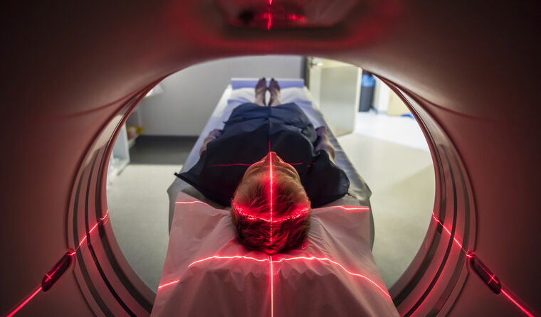 Patients undergoing an MRI scan