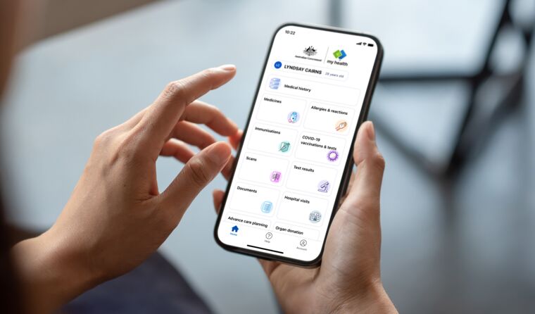 Picture of my health app