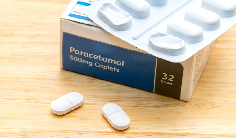 Box of generic paracetamol