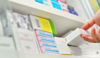 Medications at a pharmacy