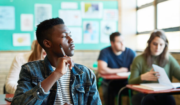 A man staring off, distracted