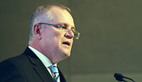 Treasurer Scott Morrison has said the Federal Government can fund the National Disability Insurance Scheme without a Medicare levy hike. (Image: AAP/Dan Himbrechts)