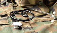 Stethoscope on Australian Defence Force uniform