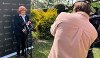 RACGP President Adjunct Professor Karen Price speaking to reporters at a press conference to launch the 2022 Health of the Nation report.