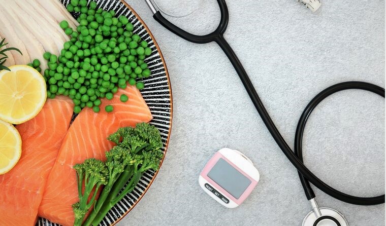 Healthy food and blood glucose monitor