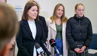 RACGP Board and SA Chair Dr Siân Goodson addresses media in Adelaide as the State Government announces ADHD reforms.