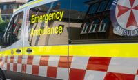 An ambulance.