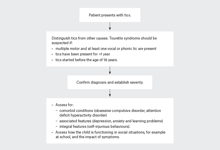 Figure 1. Assessment of patients presenting with tics