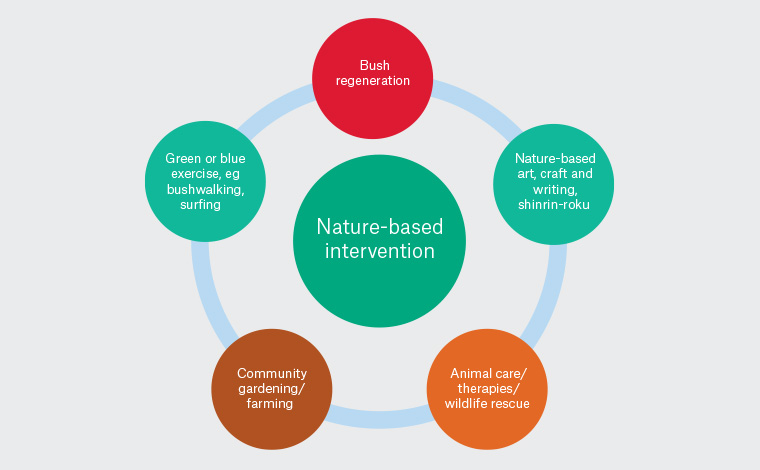 Figure 1. Types of nature-based interventions.