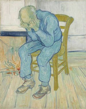 Vincent Van Gogh. At Eternity’s Gate (1890; Kröller-Müller Museum, near Arnhem, Netherlands)