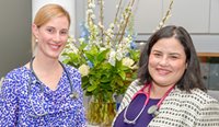 Dr Maria Boulton (right) and Dr Fiona Raciti have found sharing the same values and work ethic goes a long way in a successful business partnership. 