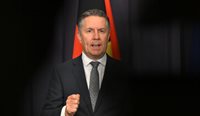 Federal Health and Ageing Minister Mark Butler announcing the latest bulk-billing rates in Canberra on Wednesday. (Image: AAP/Mick Tsikas)