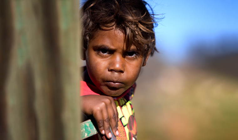 Young Aboriginal child